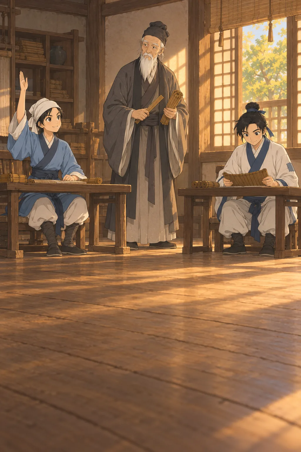 Classmates illustration