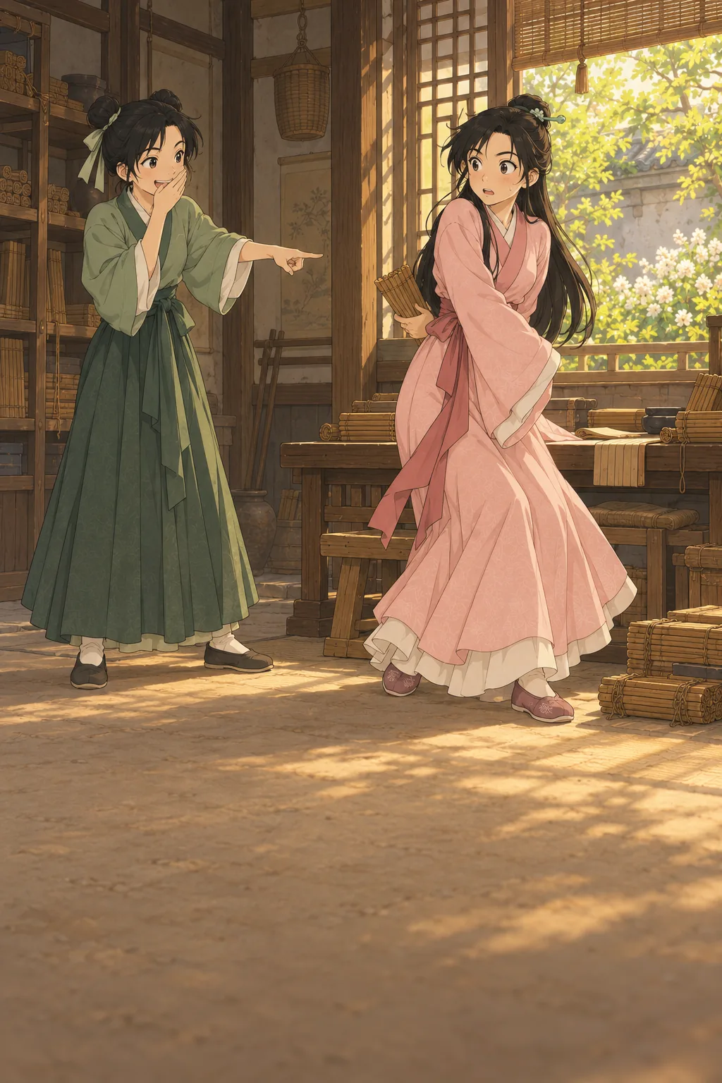 The Girl Who Wanted to Study illustration