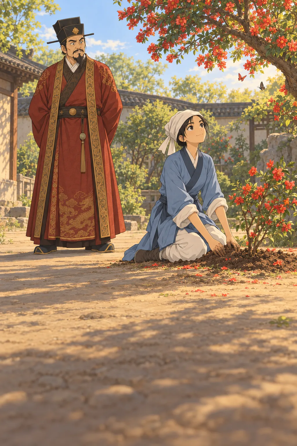 The Pomegranate Branch illustration