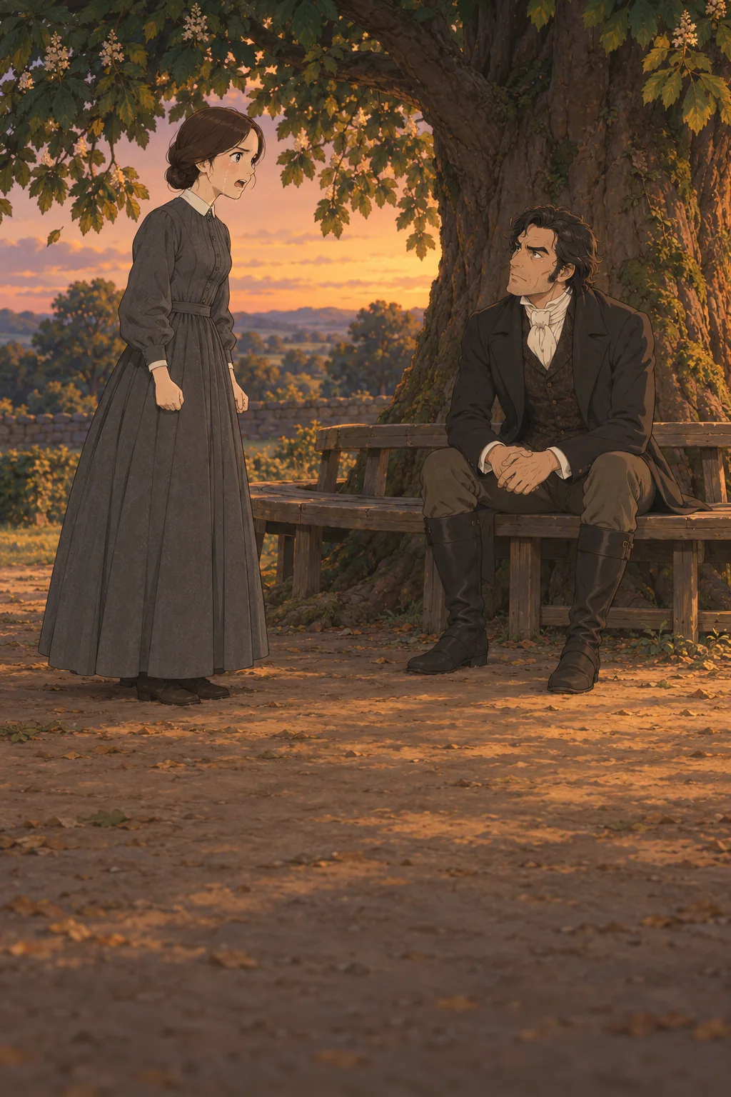 Under the Chestnut Tree illustration