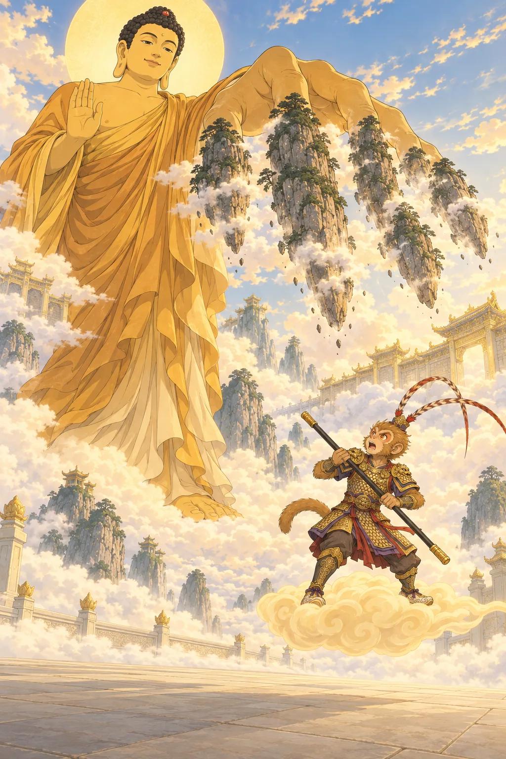 Five Elements Mountain illustration