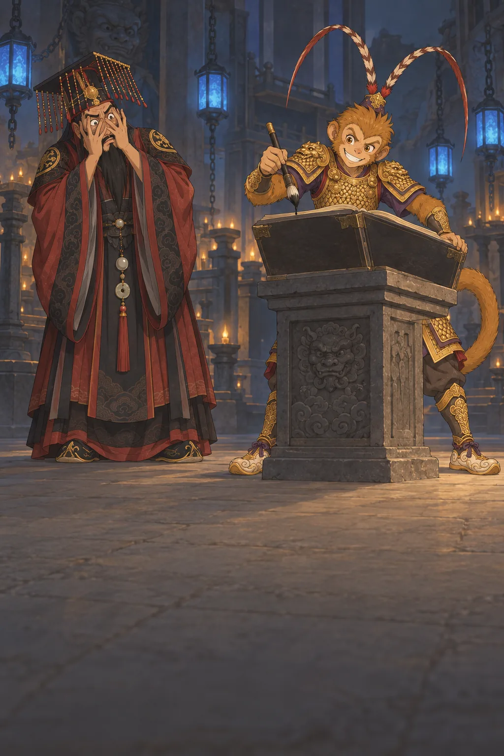 The Book of Life and Death illustration