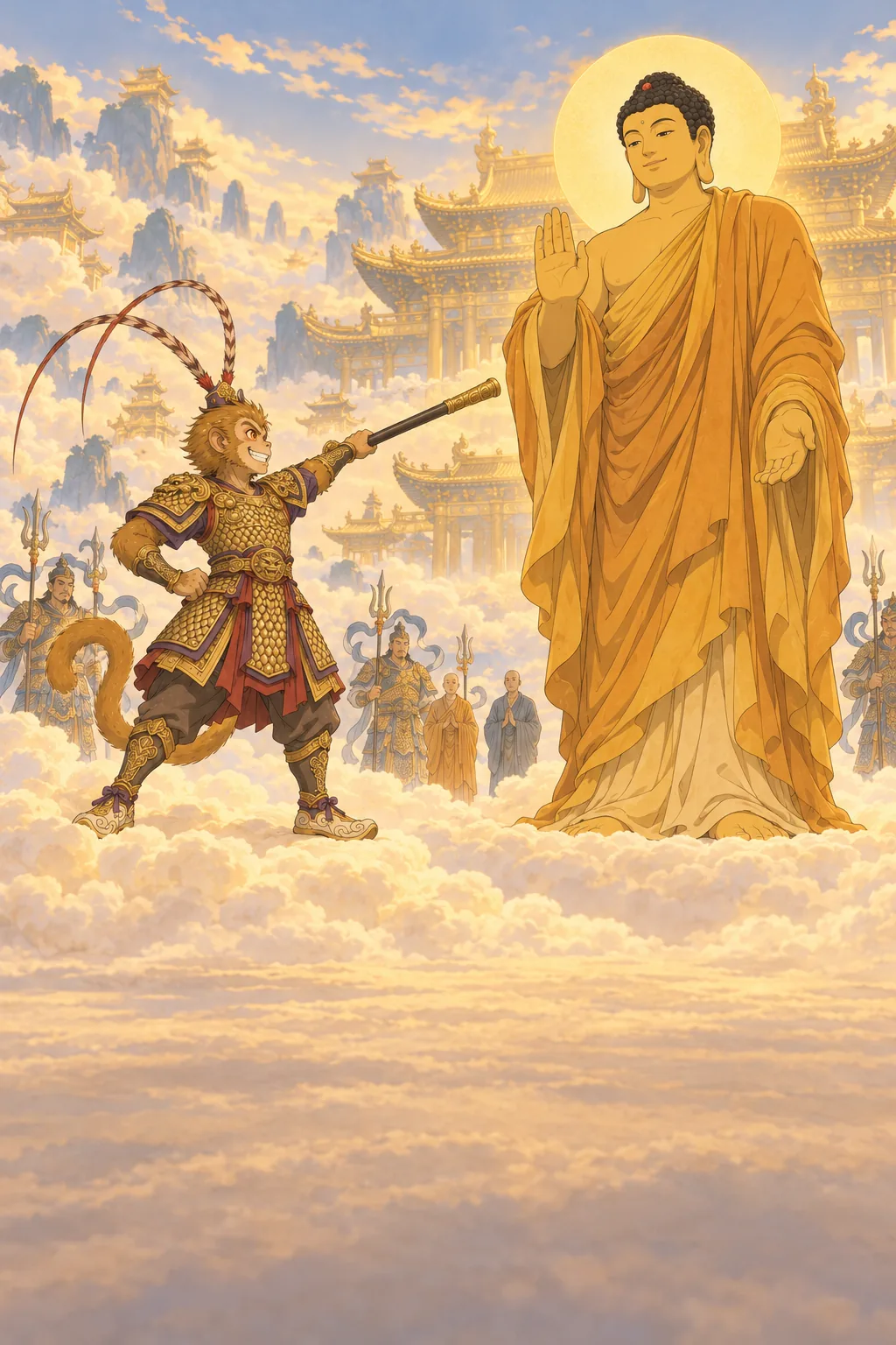 The Buddha's Palm illustration