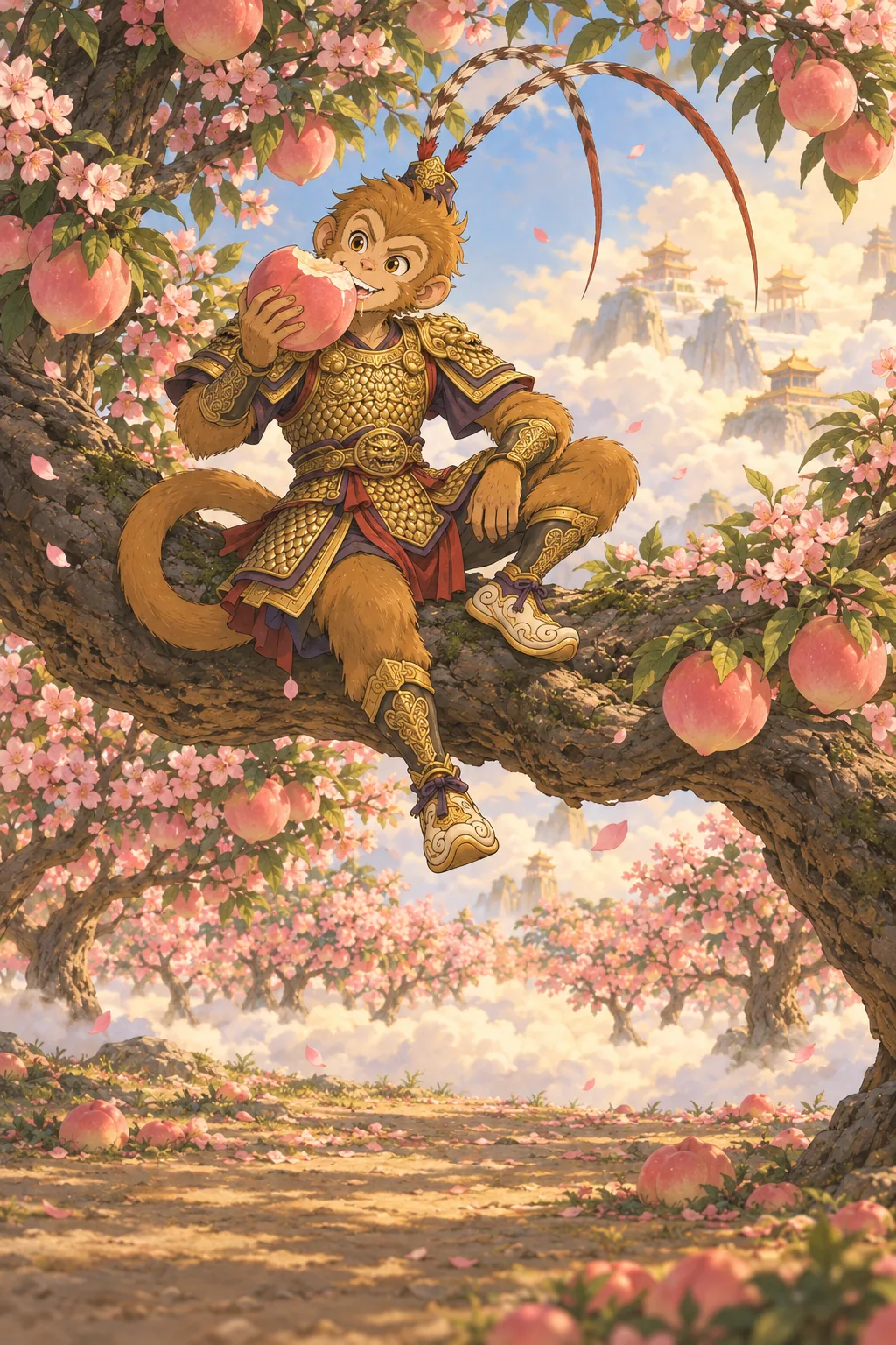 The Peach Garden illustration