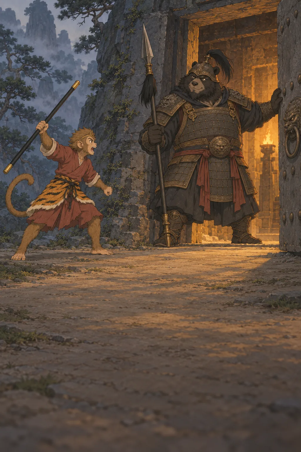 The Black Bear's Birthday illustration