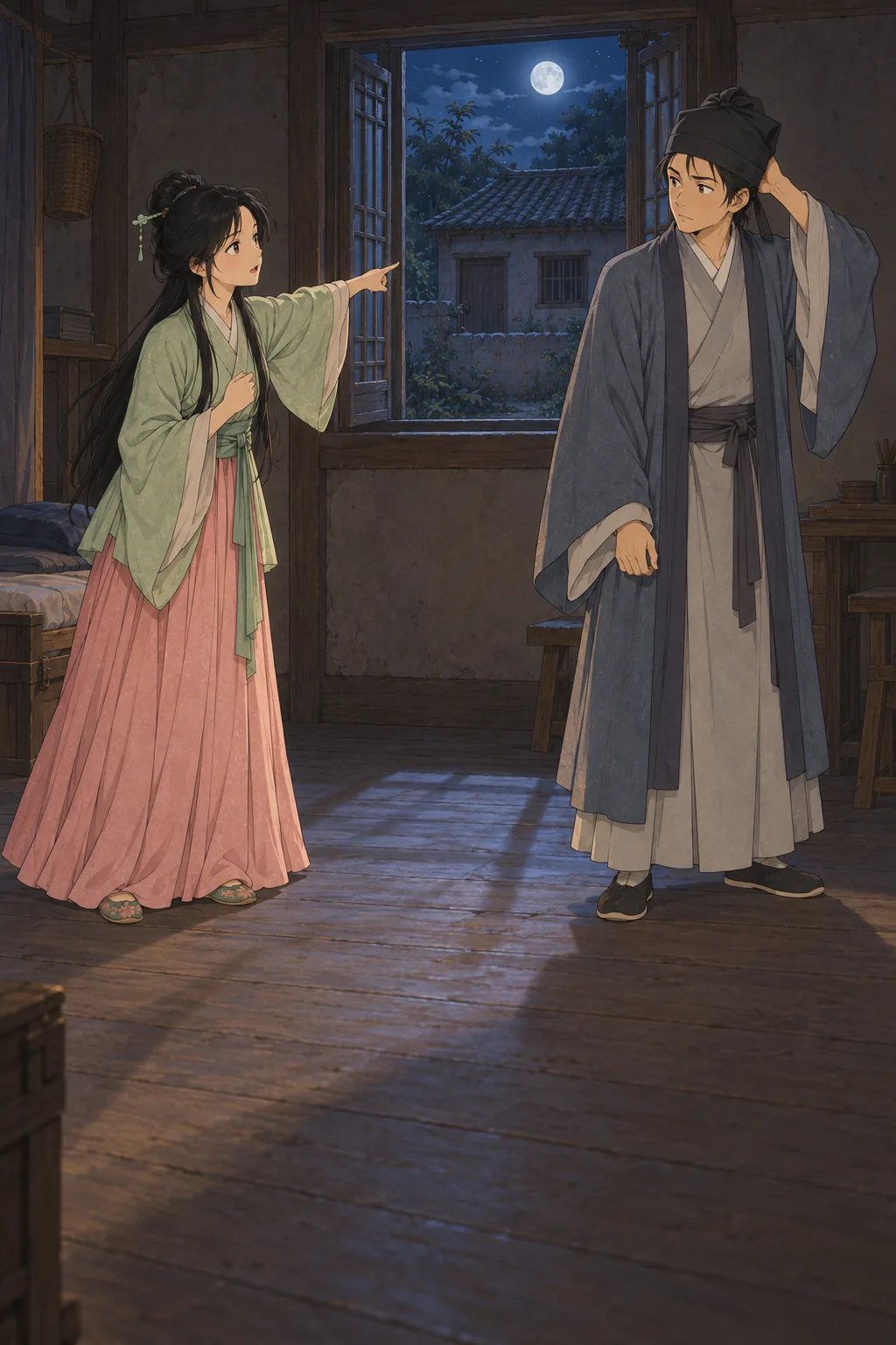 Under the White Poplar illustration