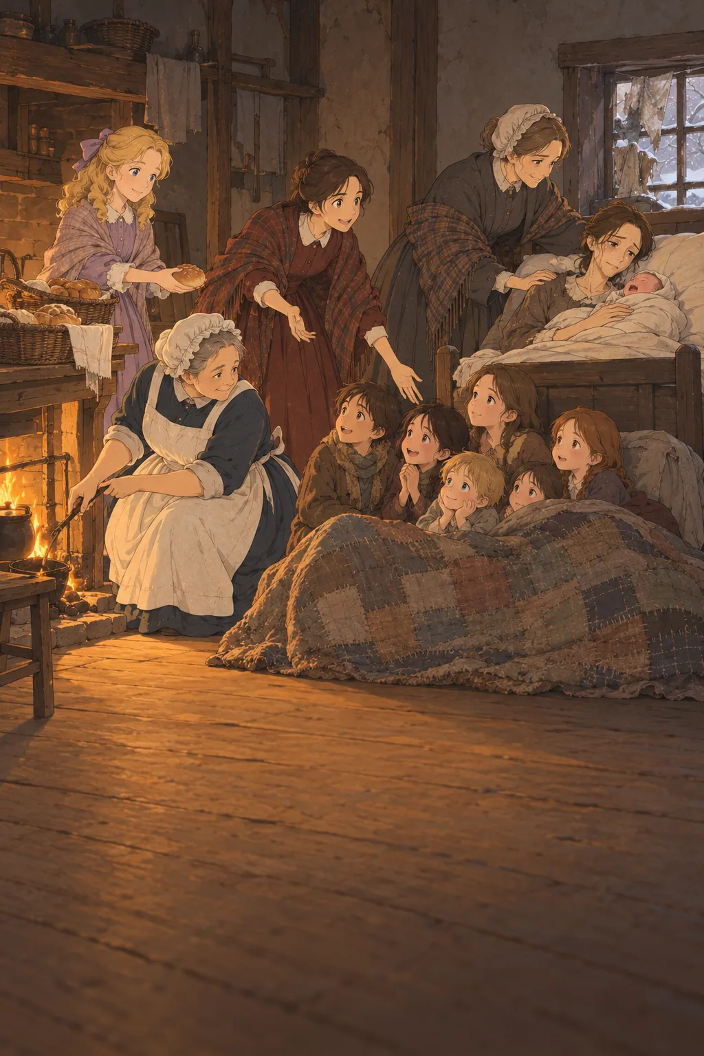The Christmas Breakfast illustration
