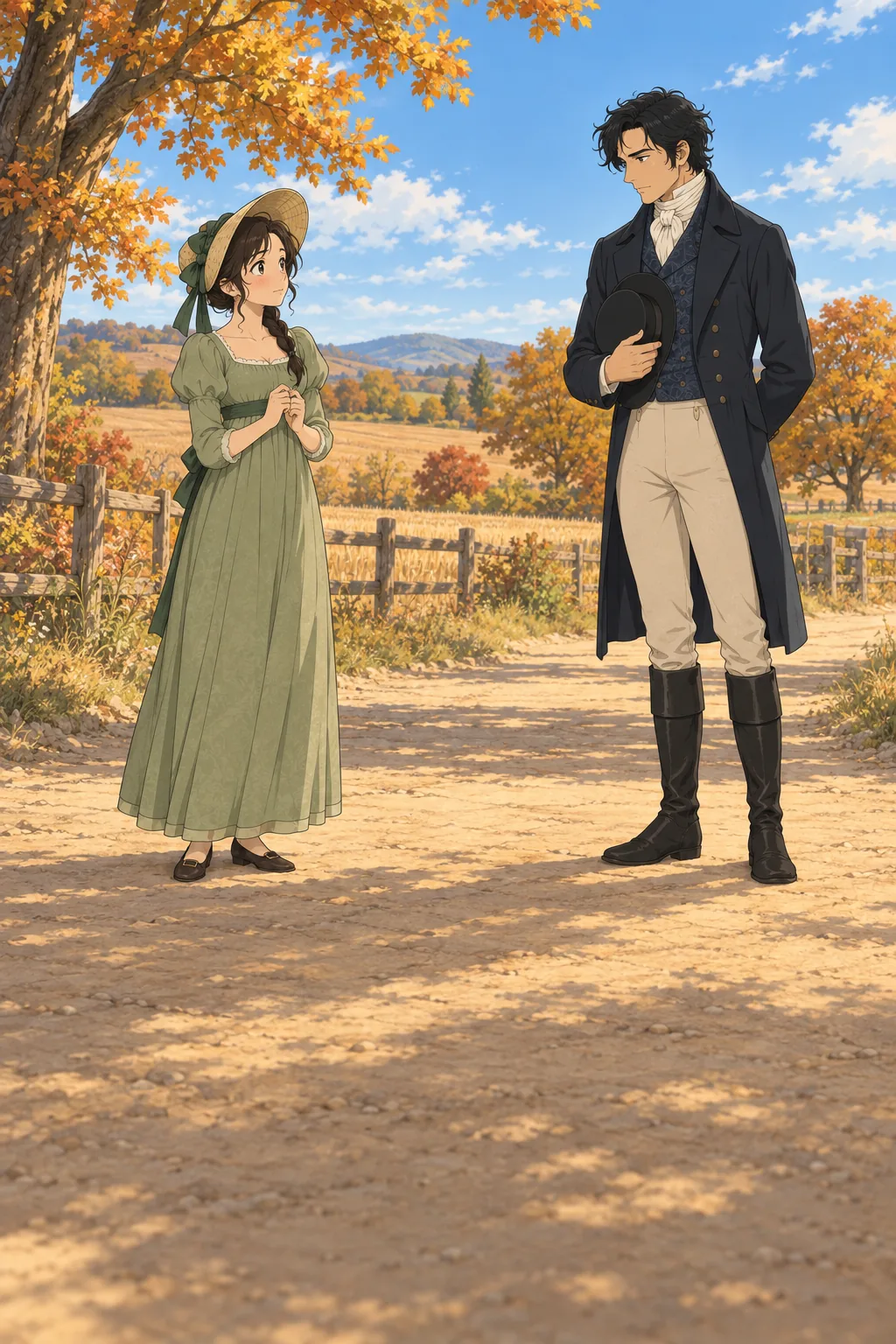 A Walk in the Lane illustration