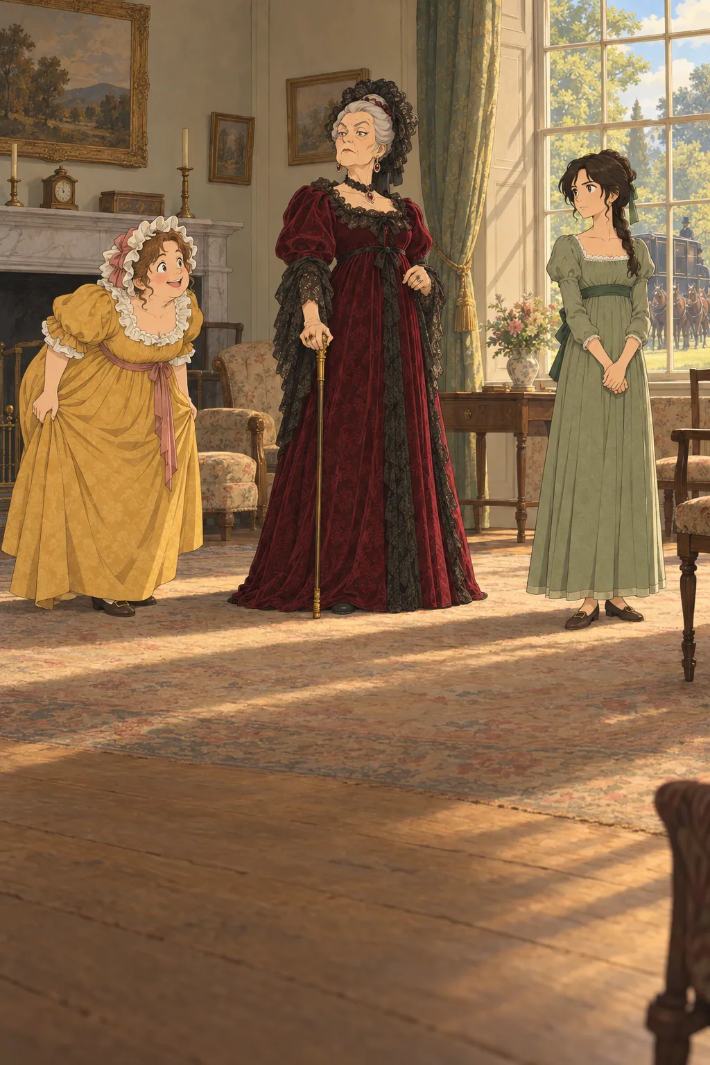 Lady Catherine Visits illustration