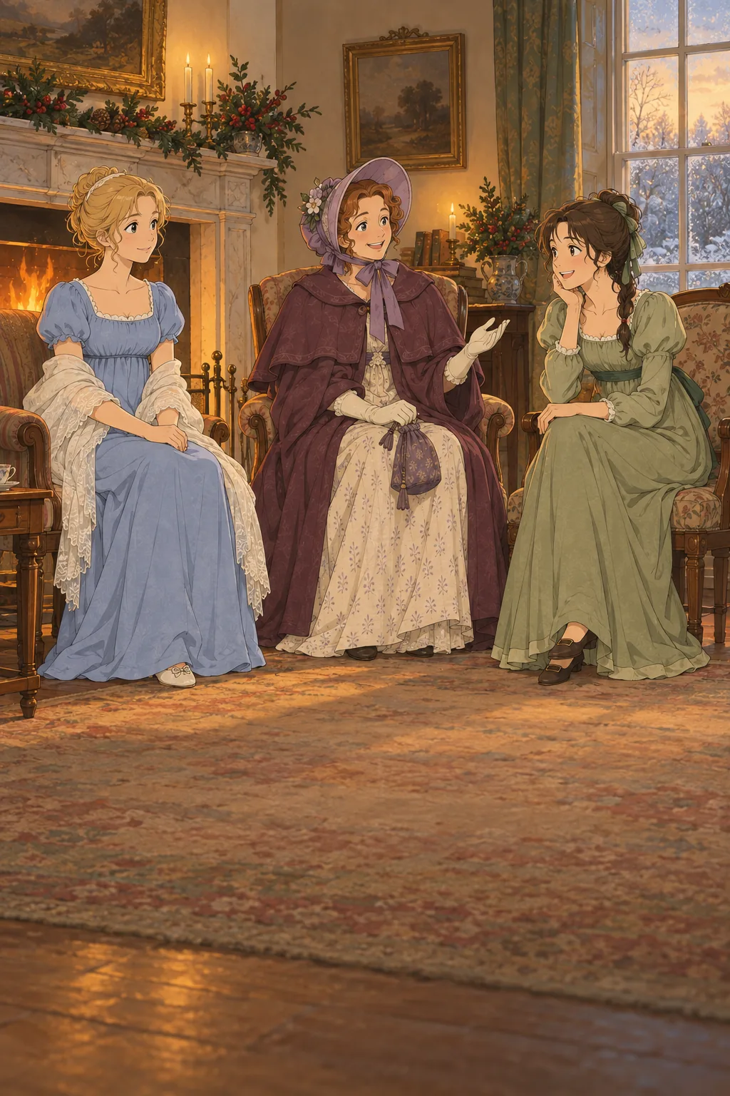 Spring in Kent illustration