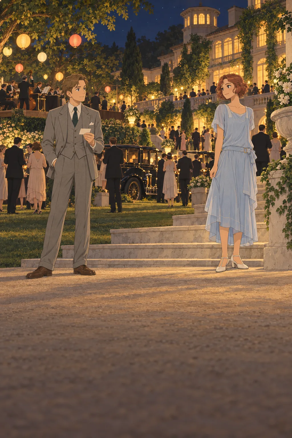 Gatsby's Party illustration