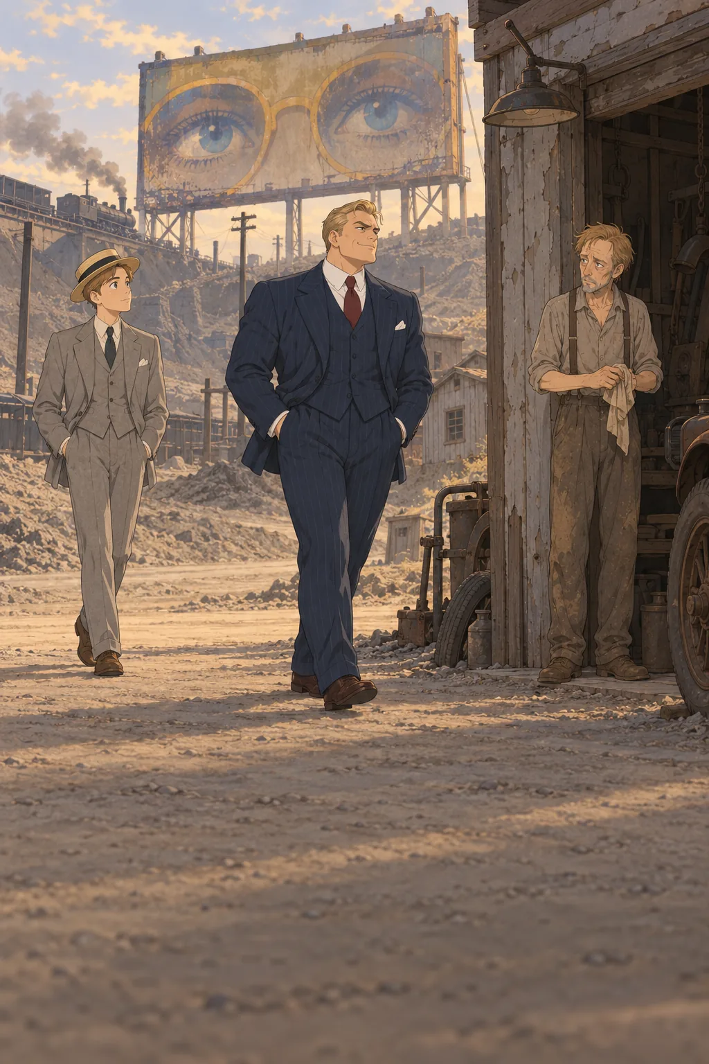The Valley of Ashes illustration