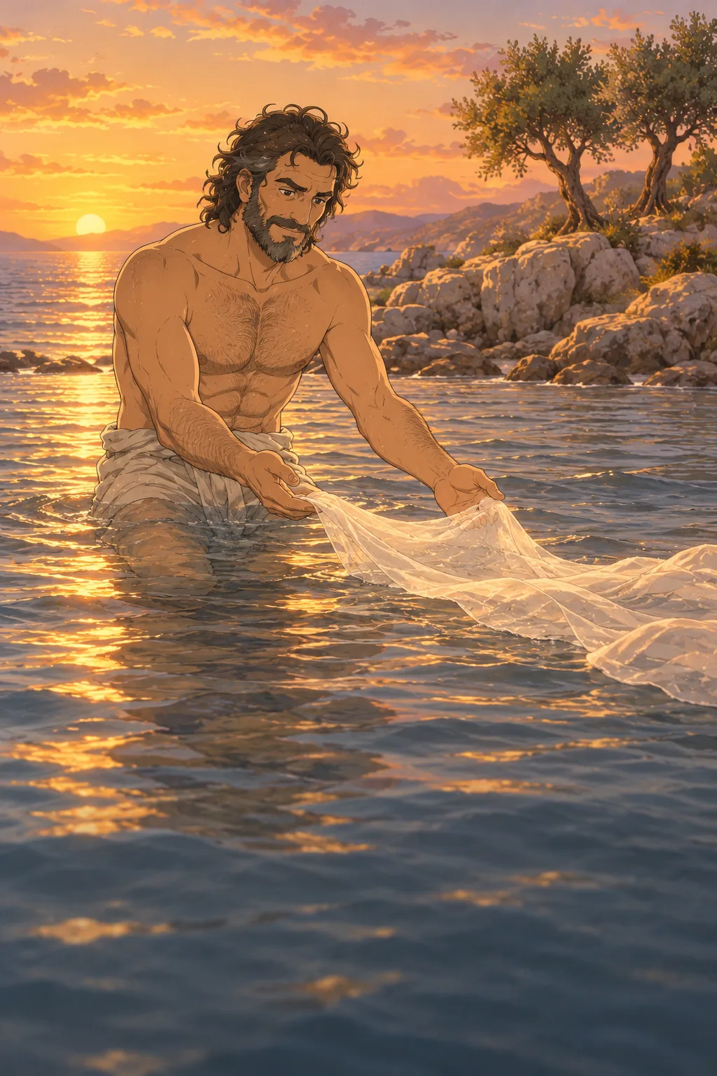 A Ball by the River illustration