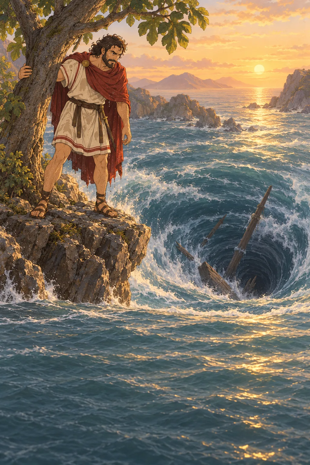 Alone illustration