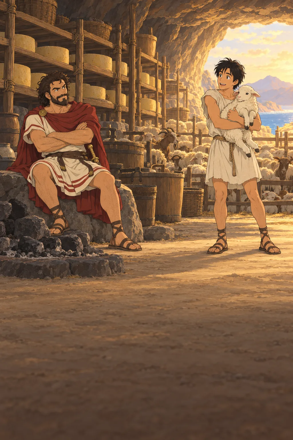 The Cyclops's Cave illustration