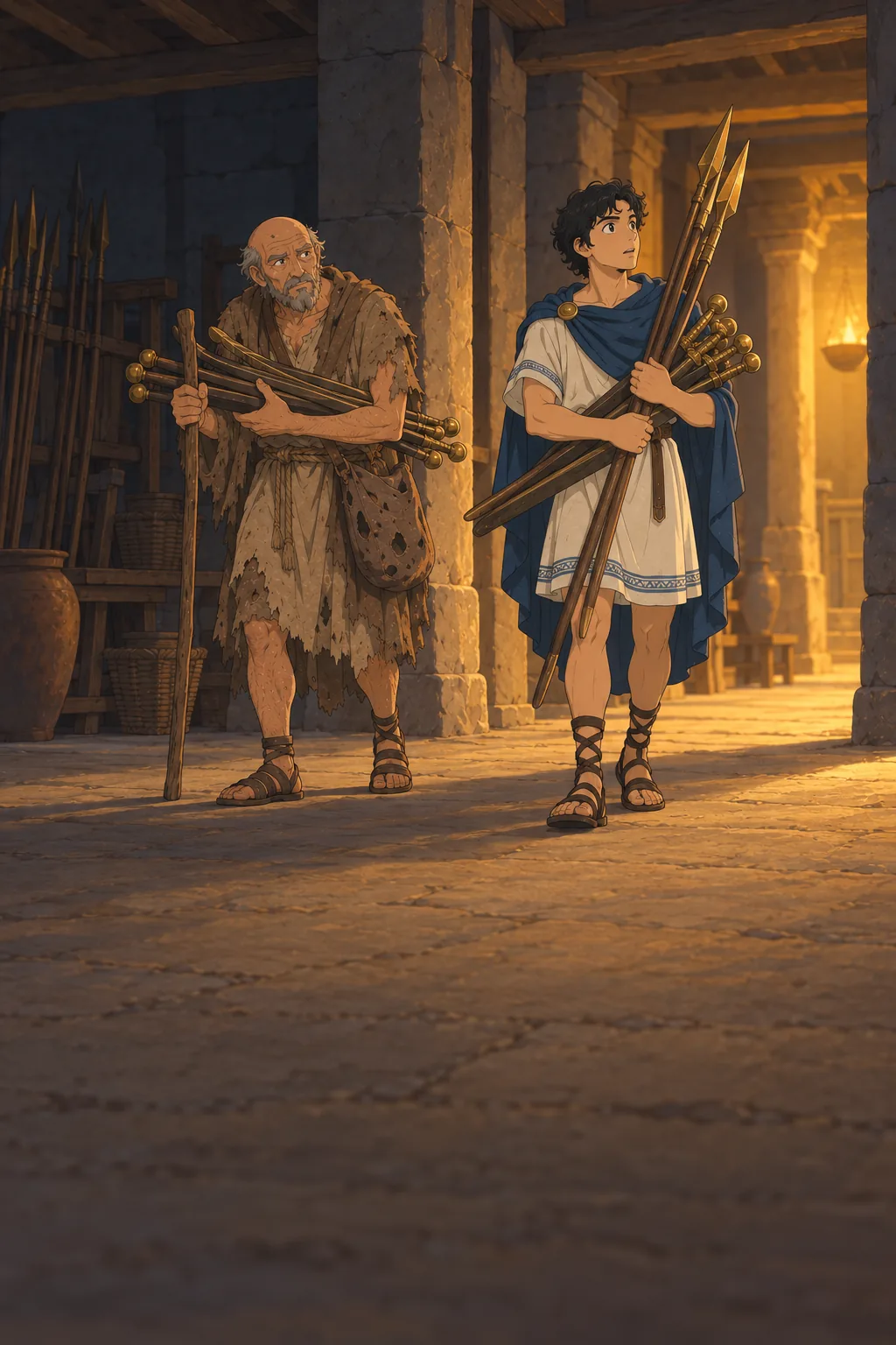 Washing the Feet illustration