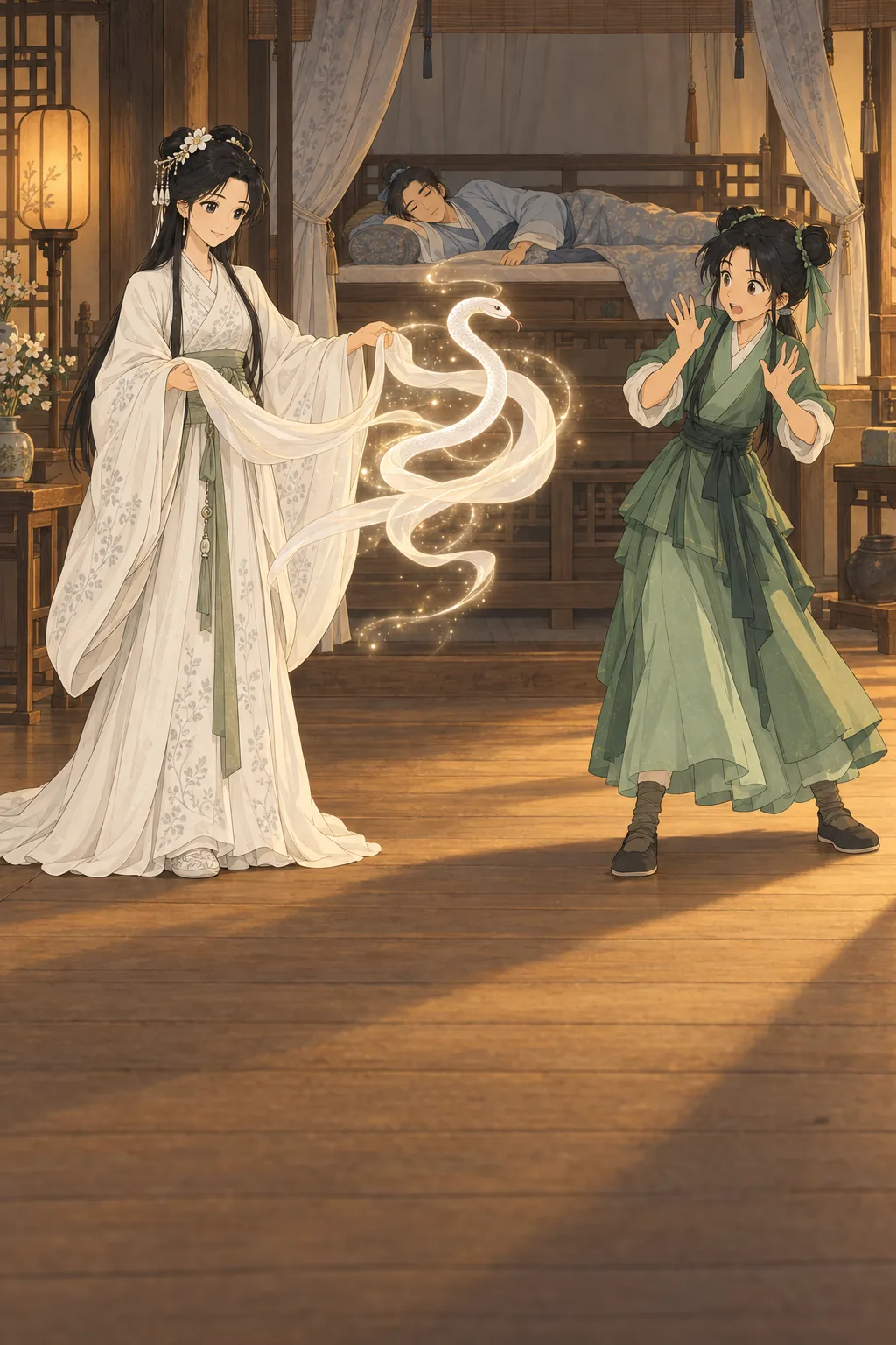 The Snake in the Yard illustration