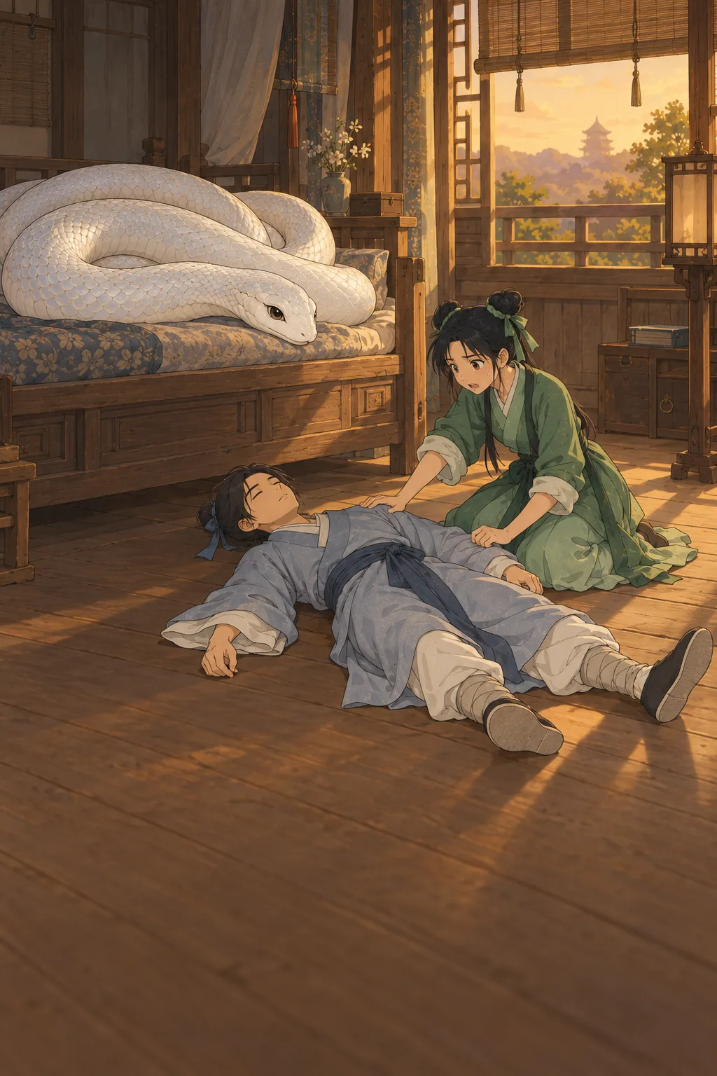 Who Can Save Him? illustration