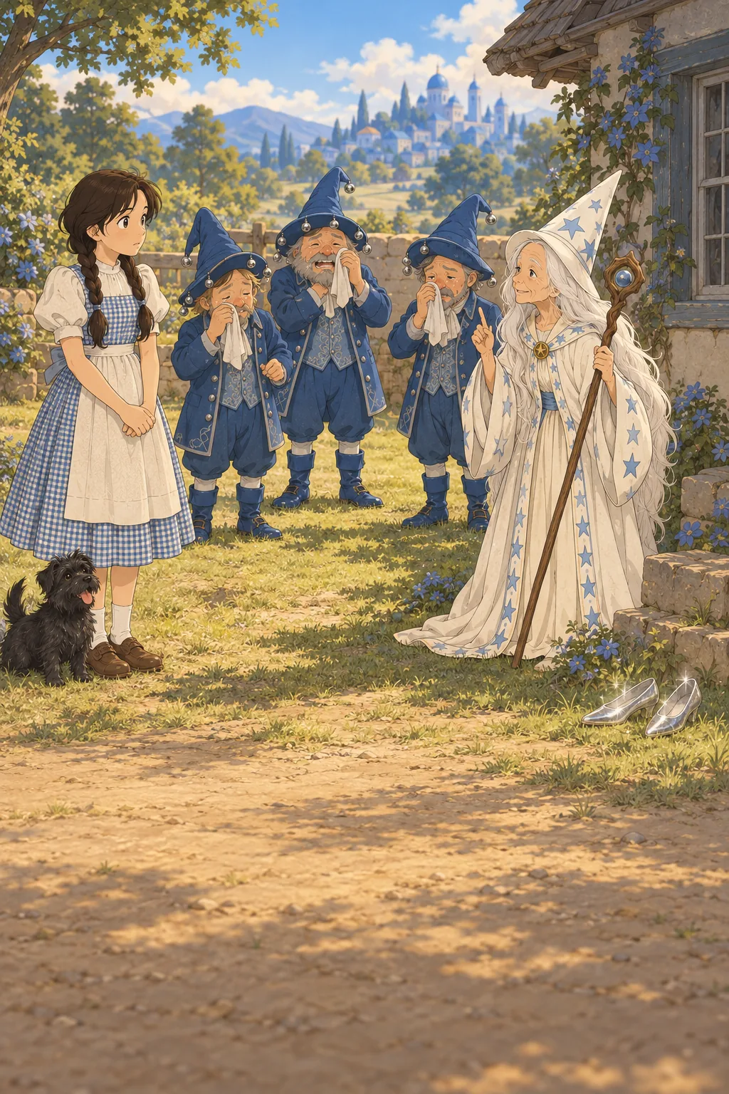 Silver Shoes illustration