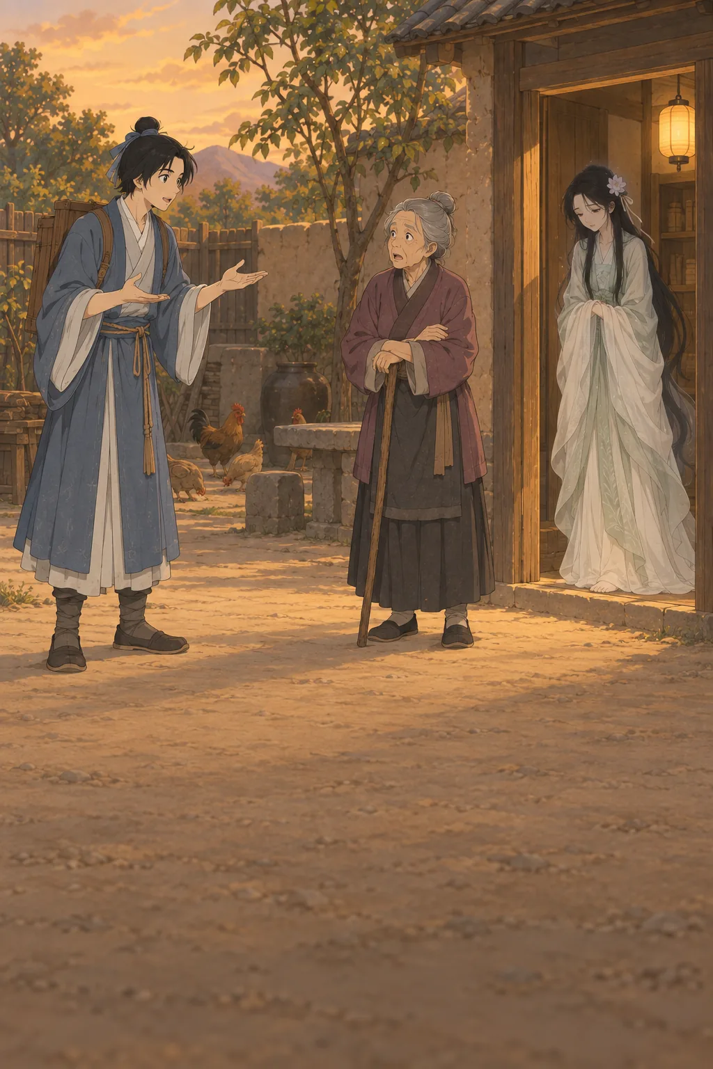 A Daughter at Home illustration