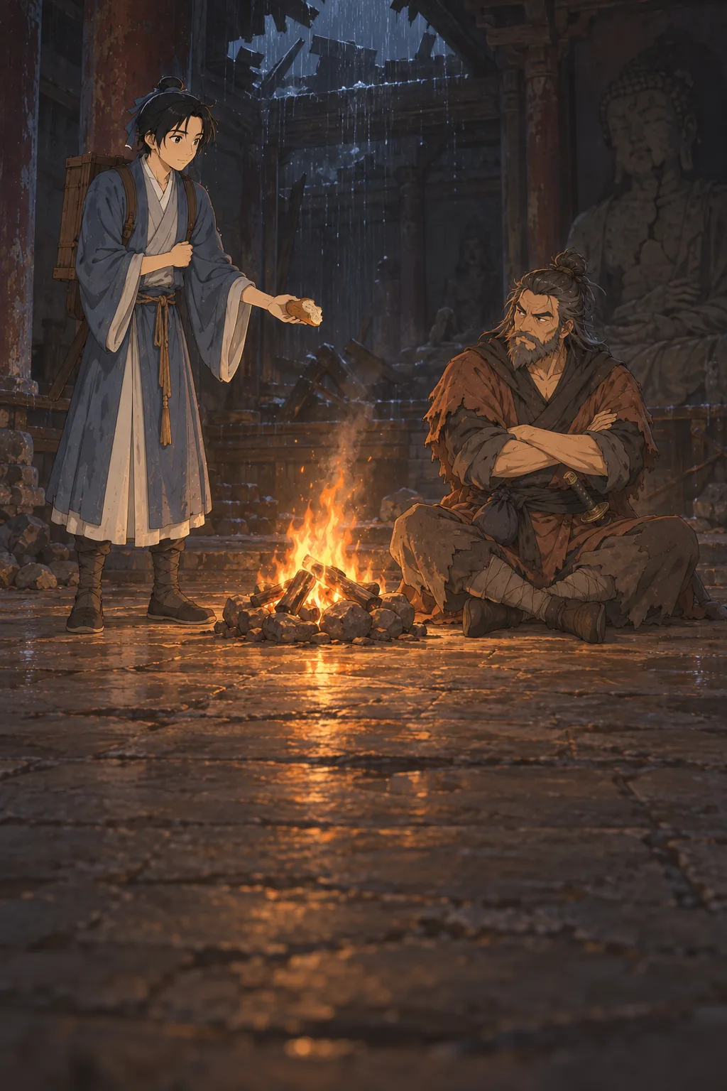 The Old Temple illustration