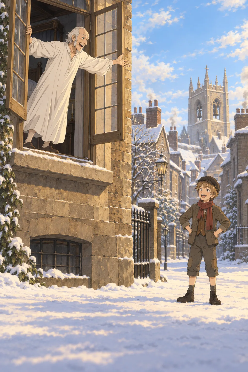 Christmas Morning illustration