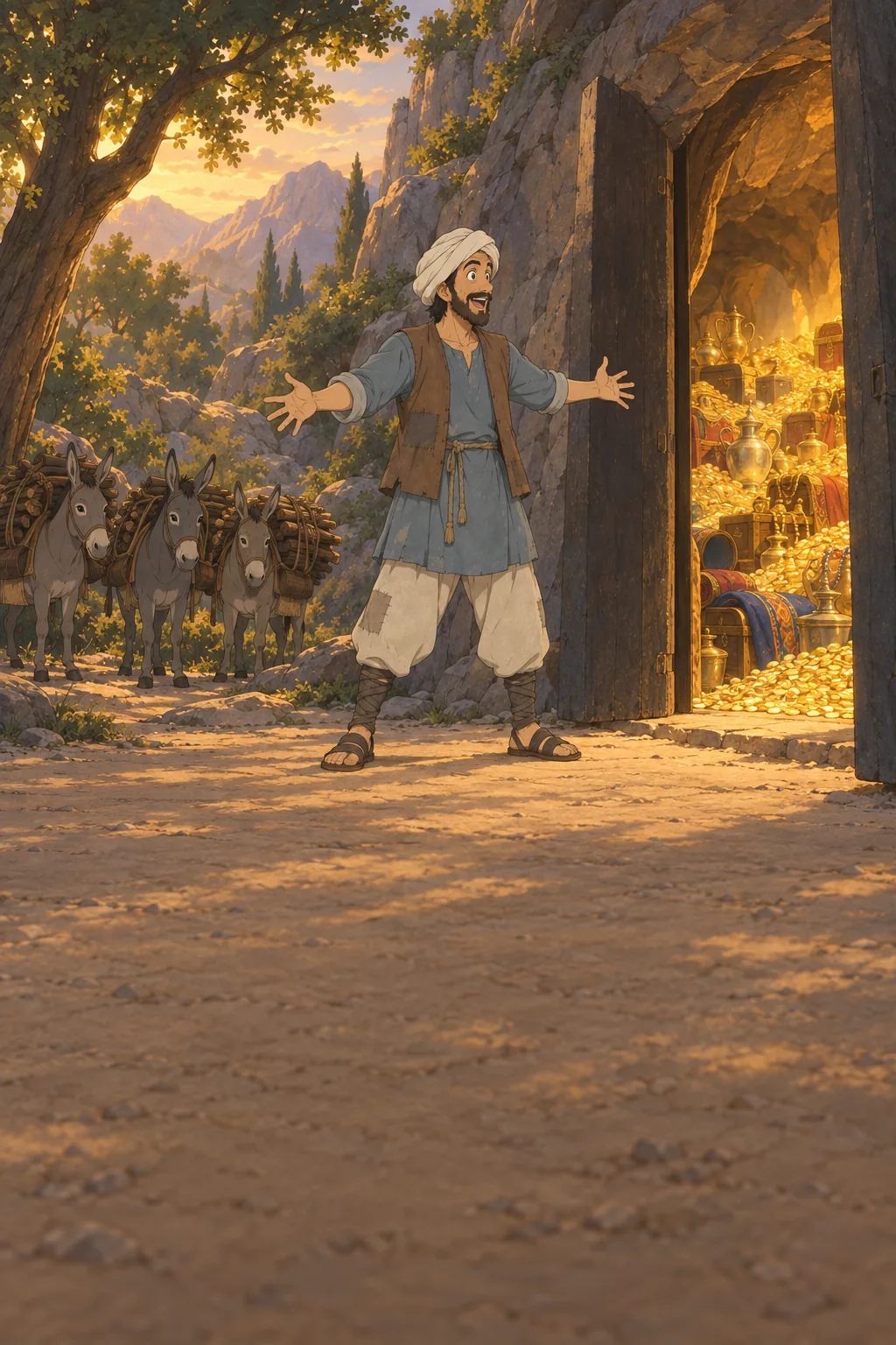 Open, Sesame! illustration