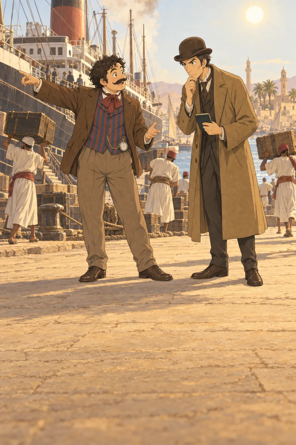 The Man at Suez illustration