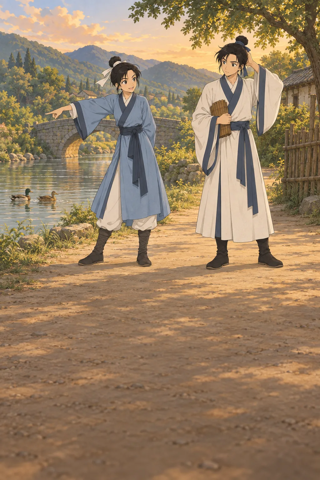 The Eighteen-Li Farewell illustration