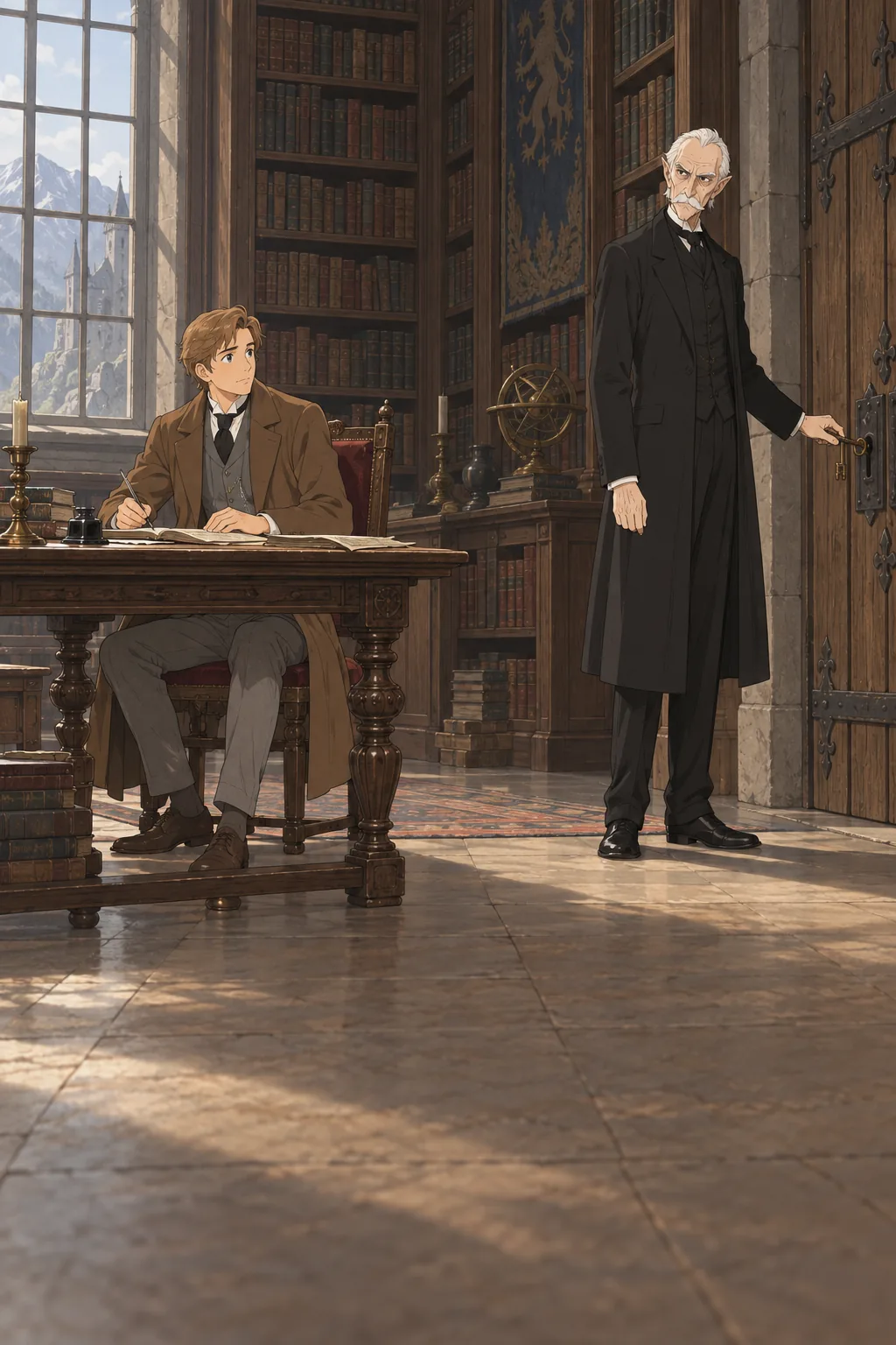 The Locked Door illustration