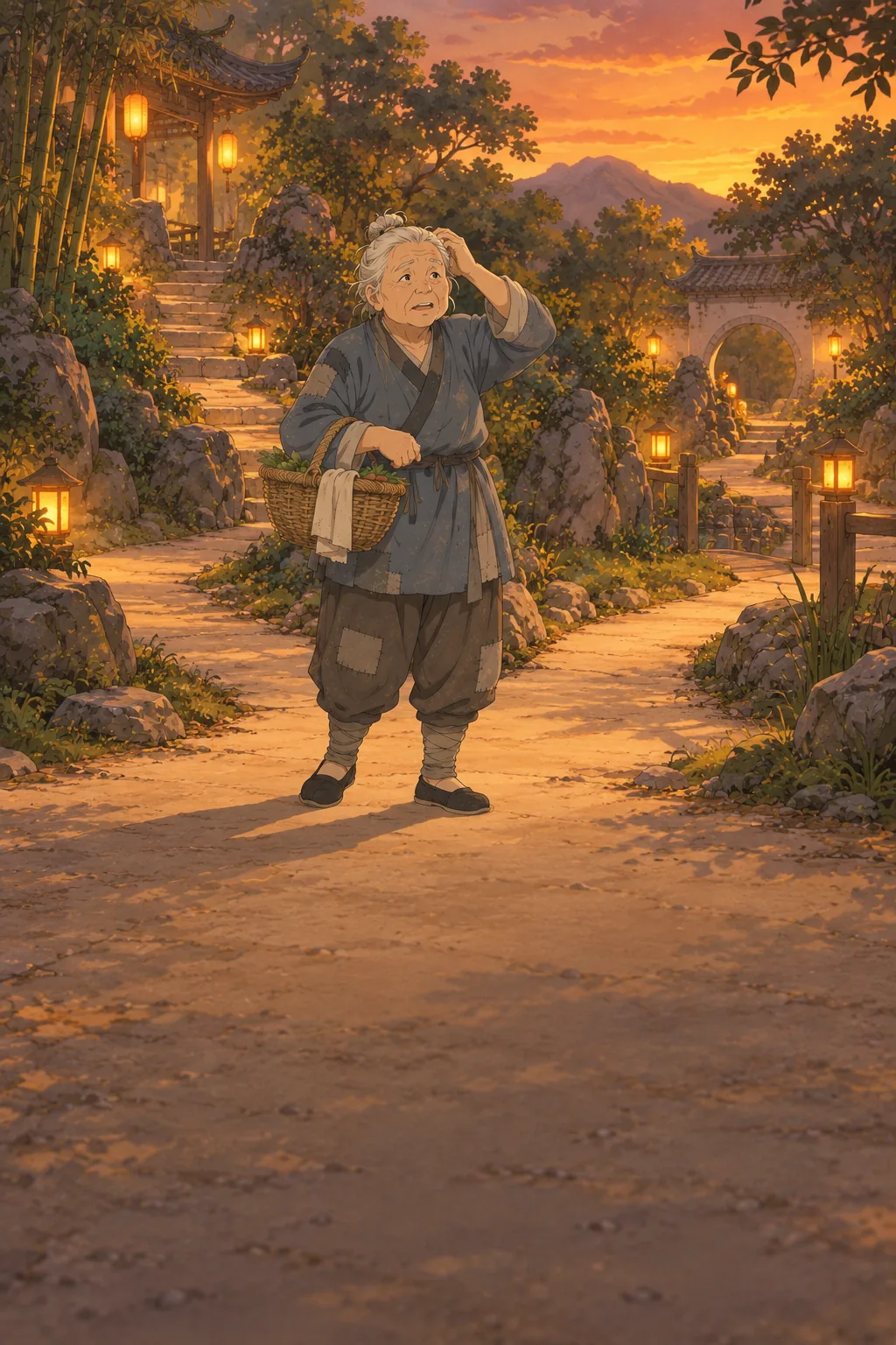 Lost in the Garden illustration