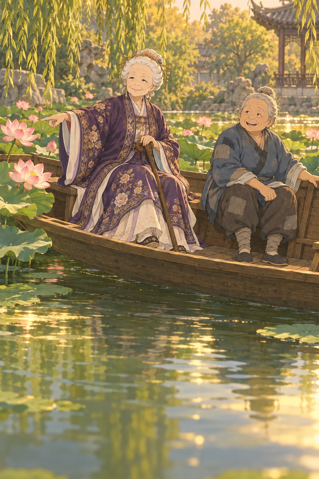 The Ten-Chicken Eggplant illustration
