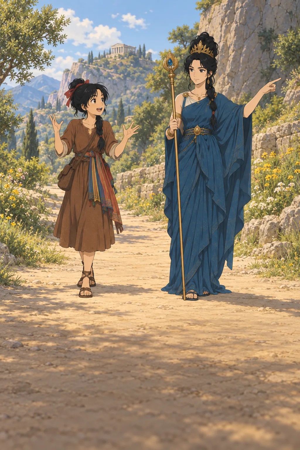 Echo and Narcissus illustration