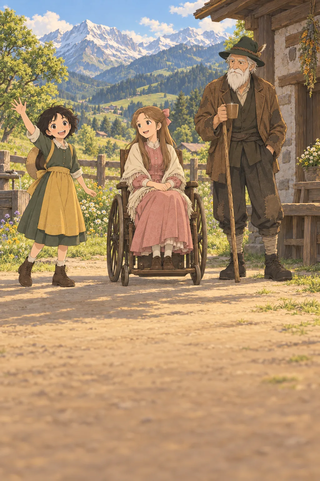 Clara Walks illustration