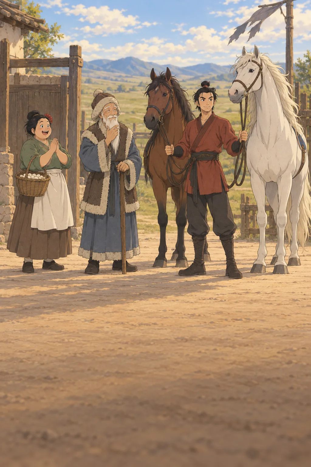 The Runaway Horse illustration