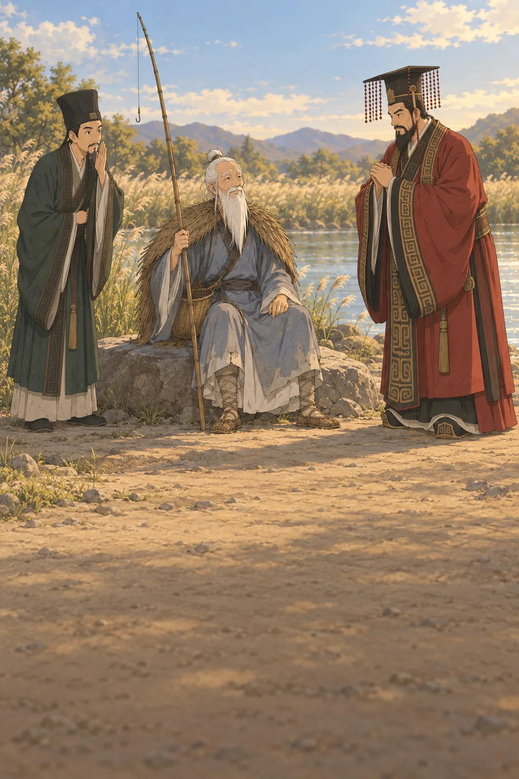 The Old Man and the King illustration