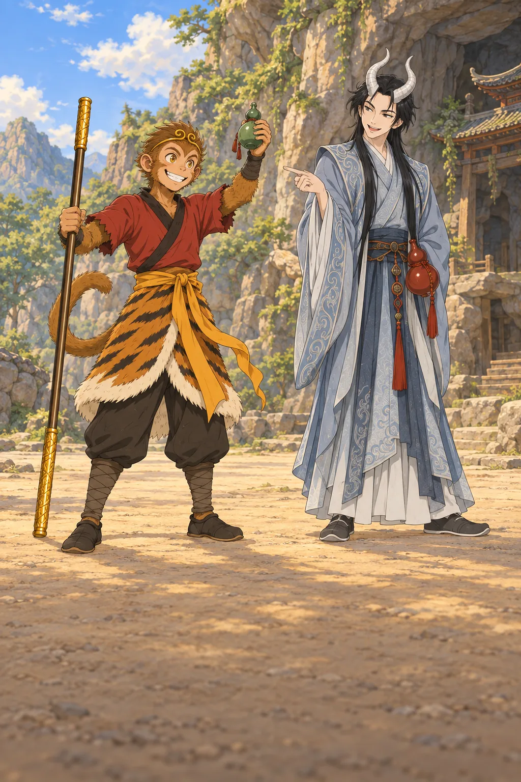 The Gourd That Holds the Sky illustration