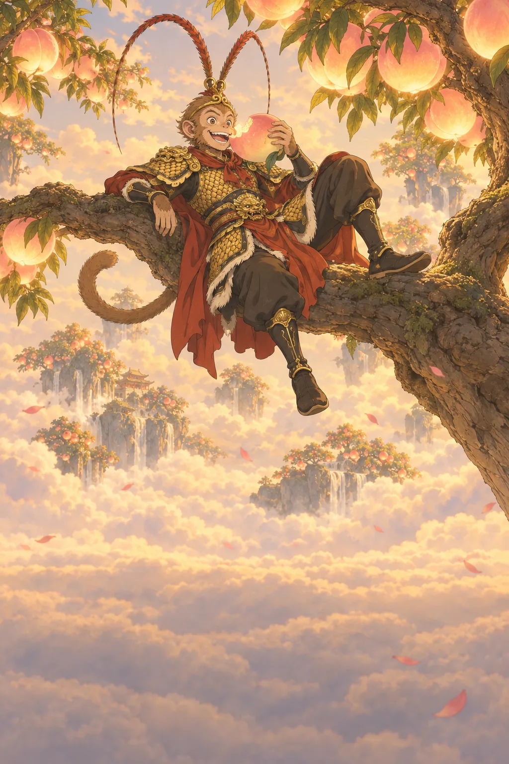 The Peach Garden illustration