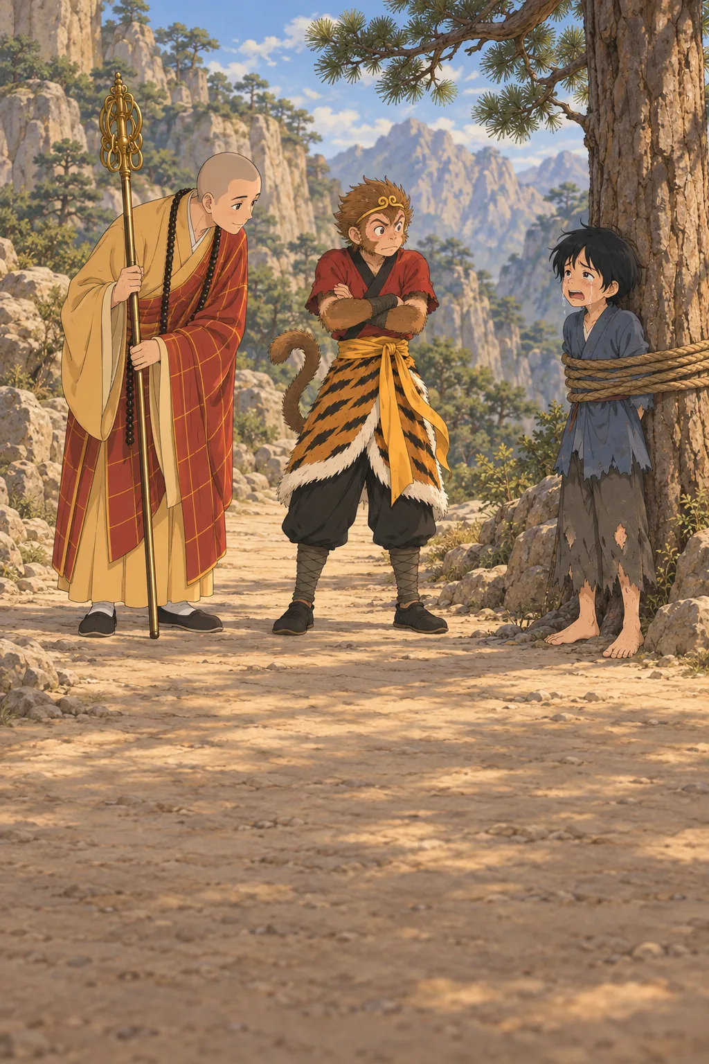 The Crying Boy illustration