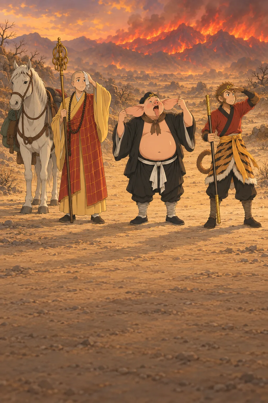 The Mountain of Fire illustration