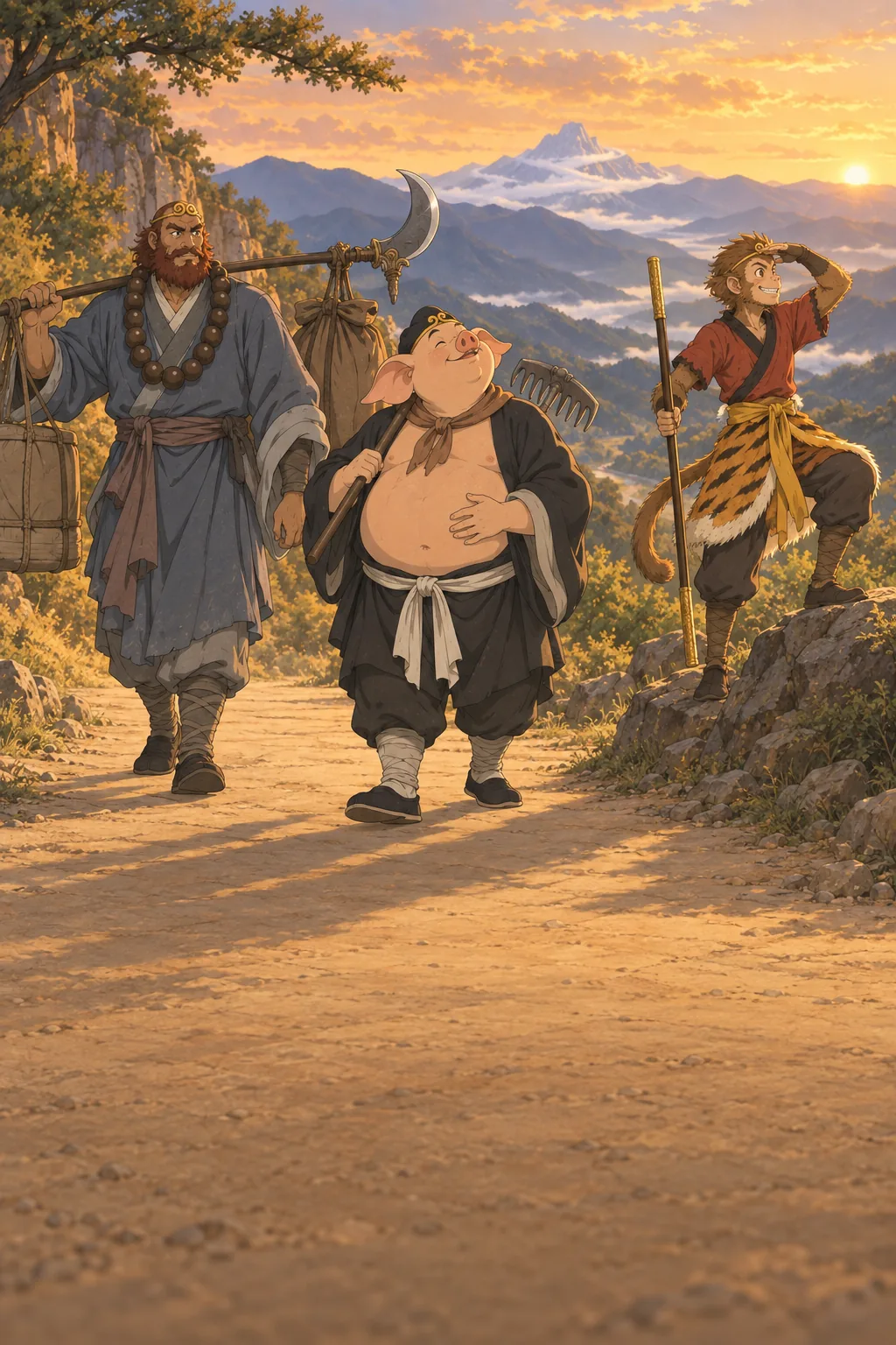 Heading West Together illustration
