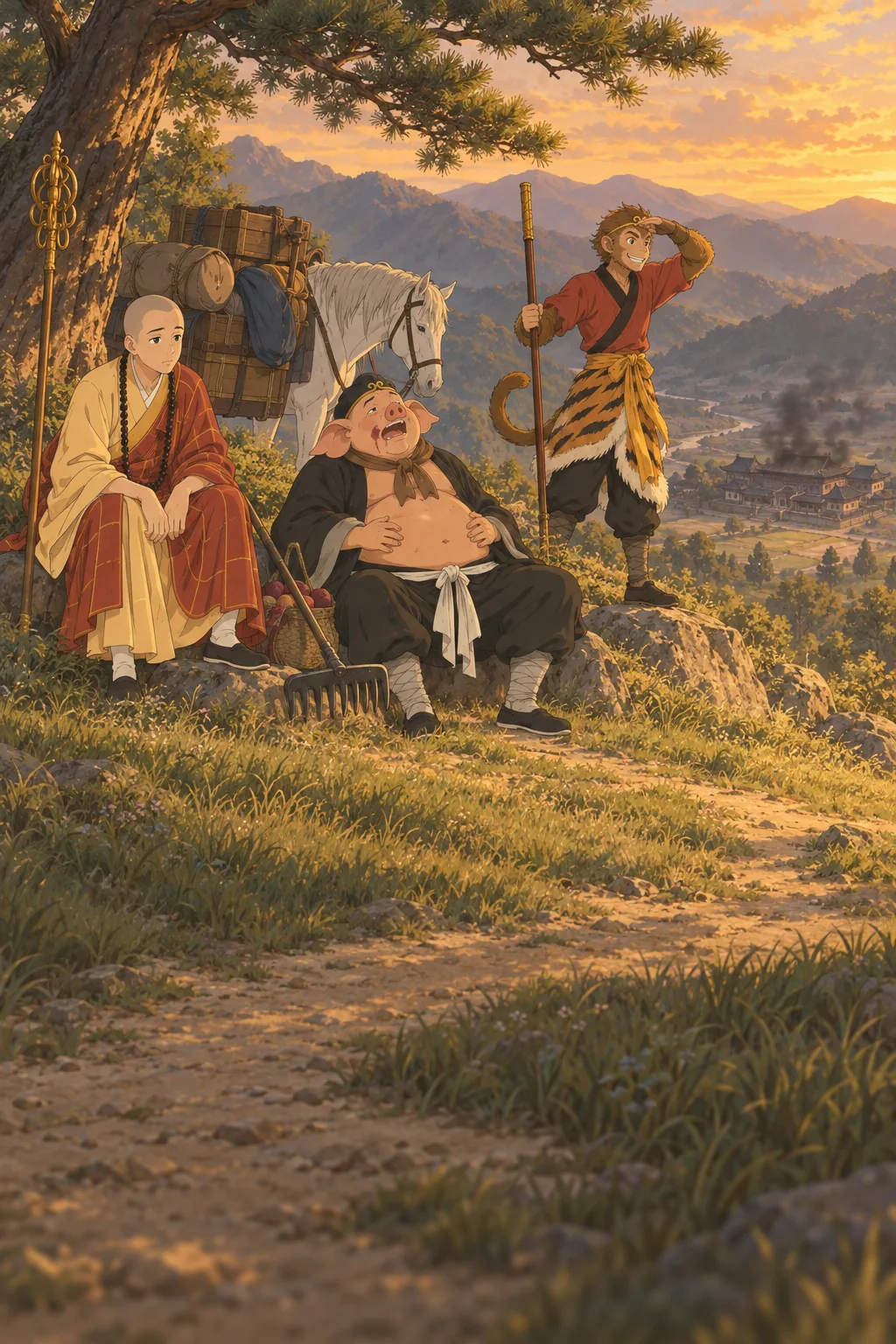 Master Goes Alone illustration