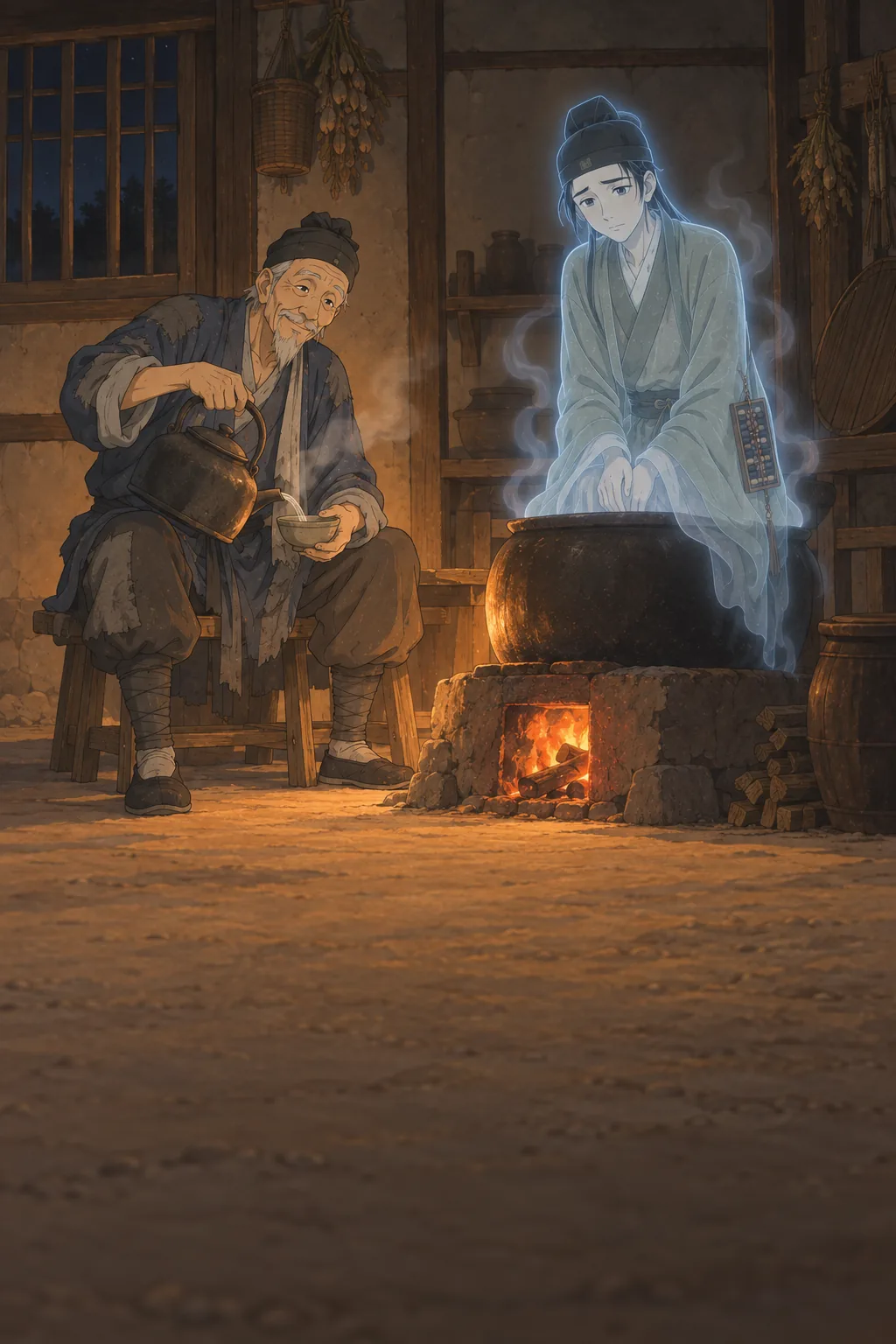 Grandpa, I'm Cold illustration