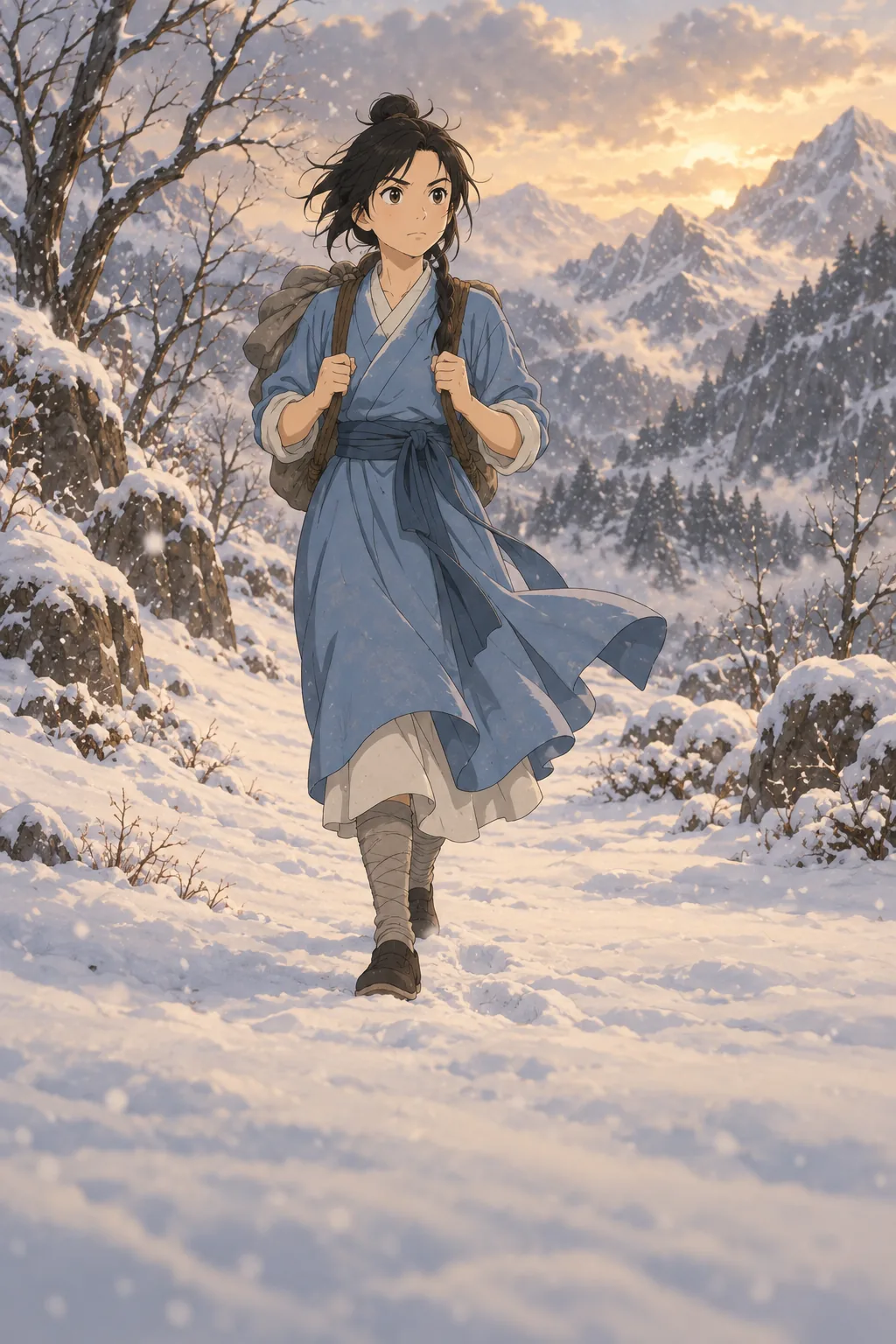 Winter Clothes illustration