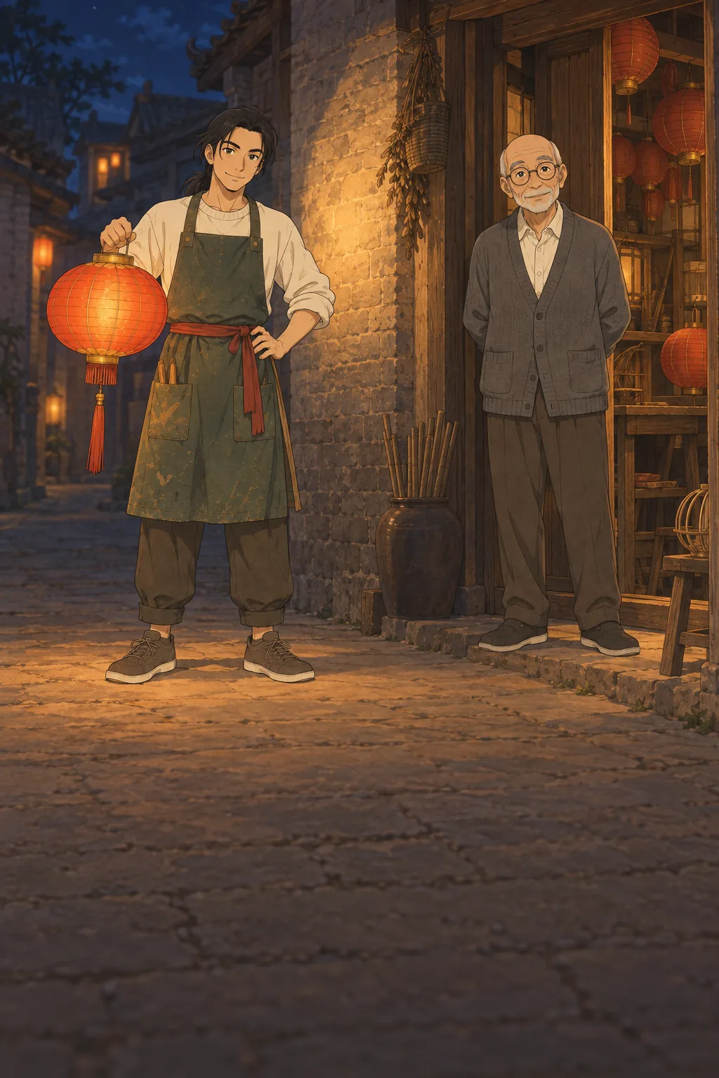 Light Against the Wall illustration