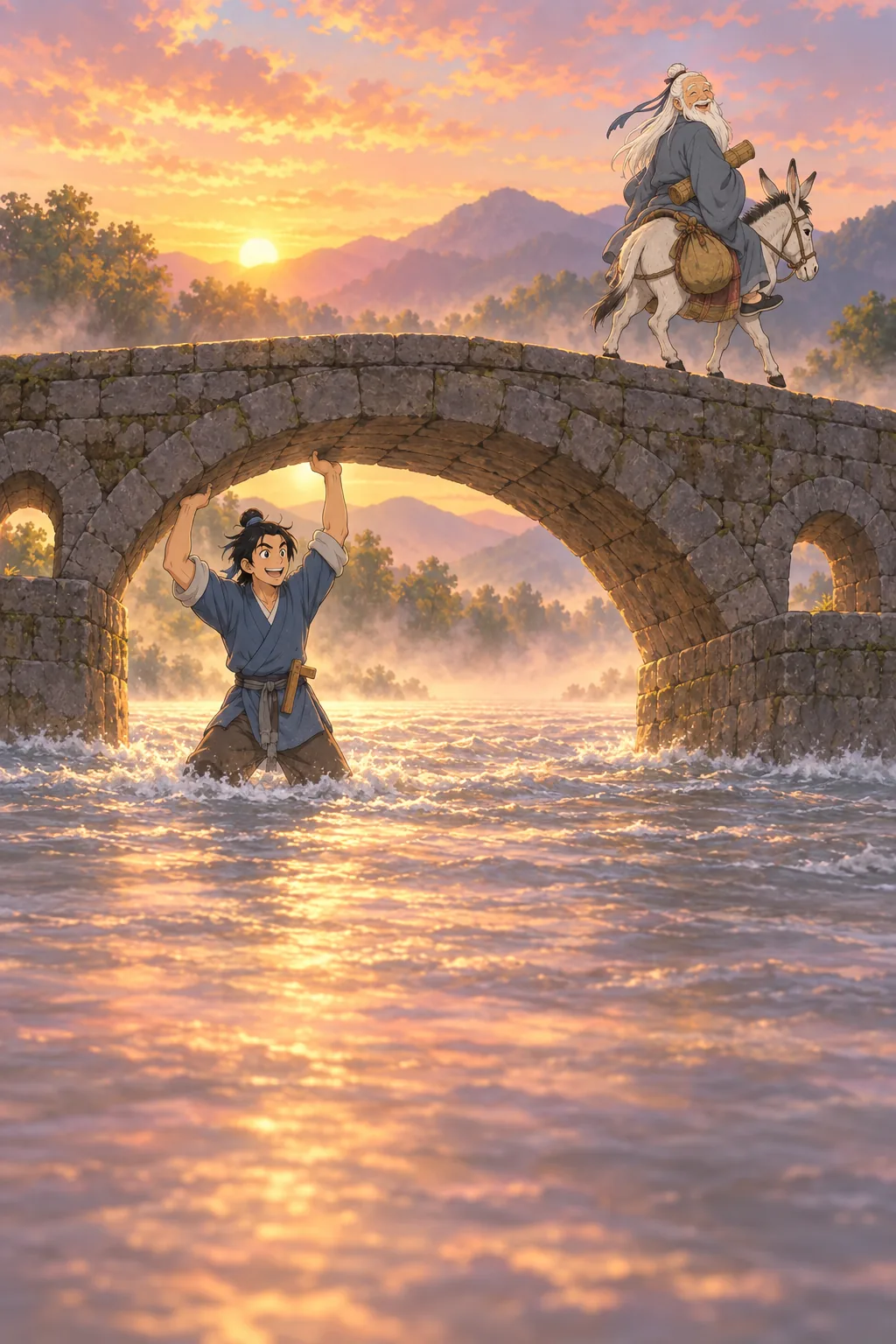The Zhaozhou Bridge illustration