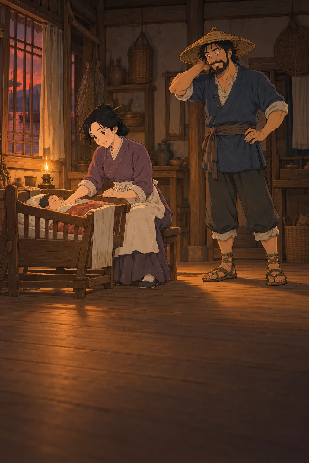 The Baby Who Never Cried illustration