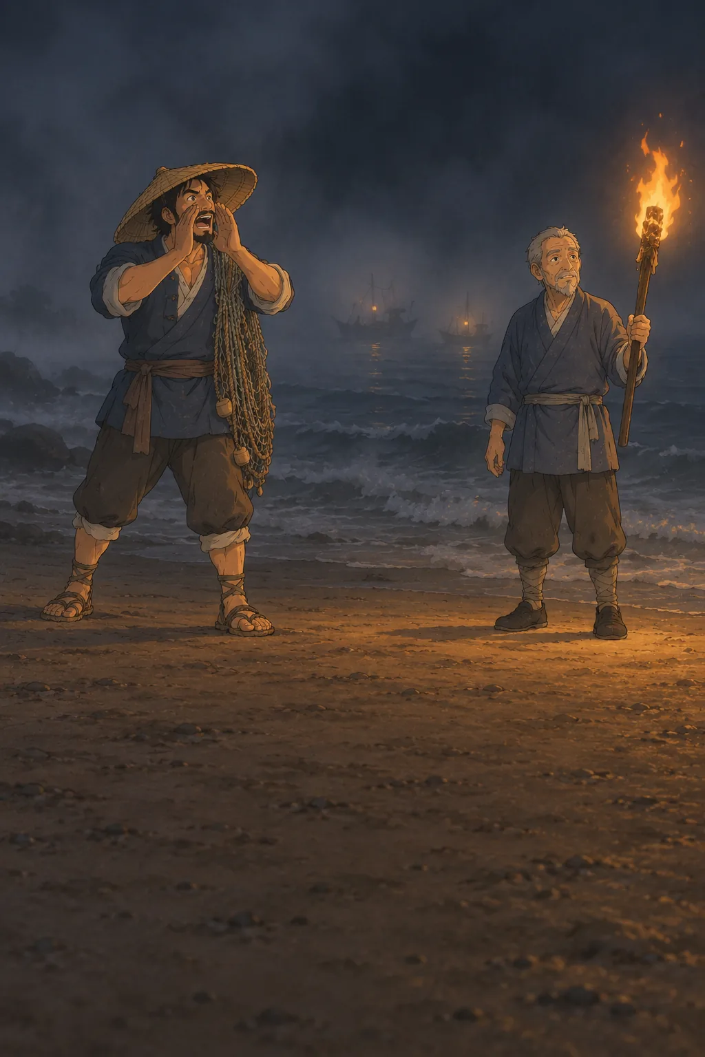 The Light on the Hill illustration