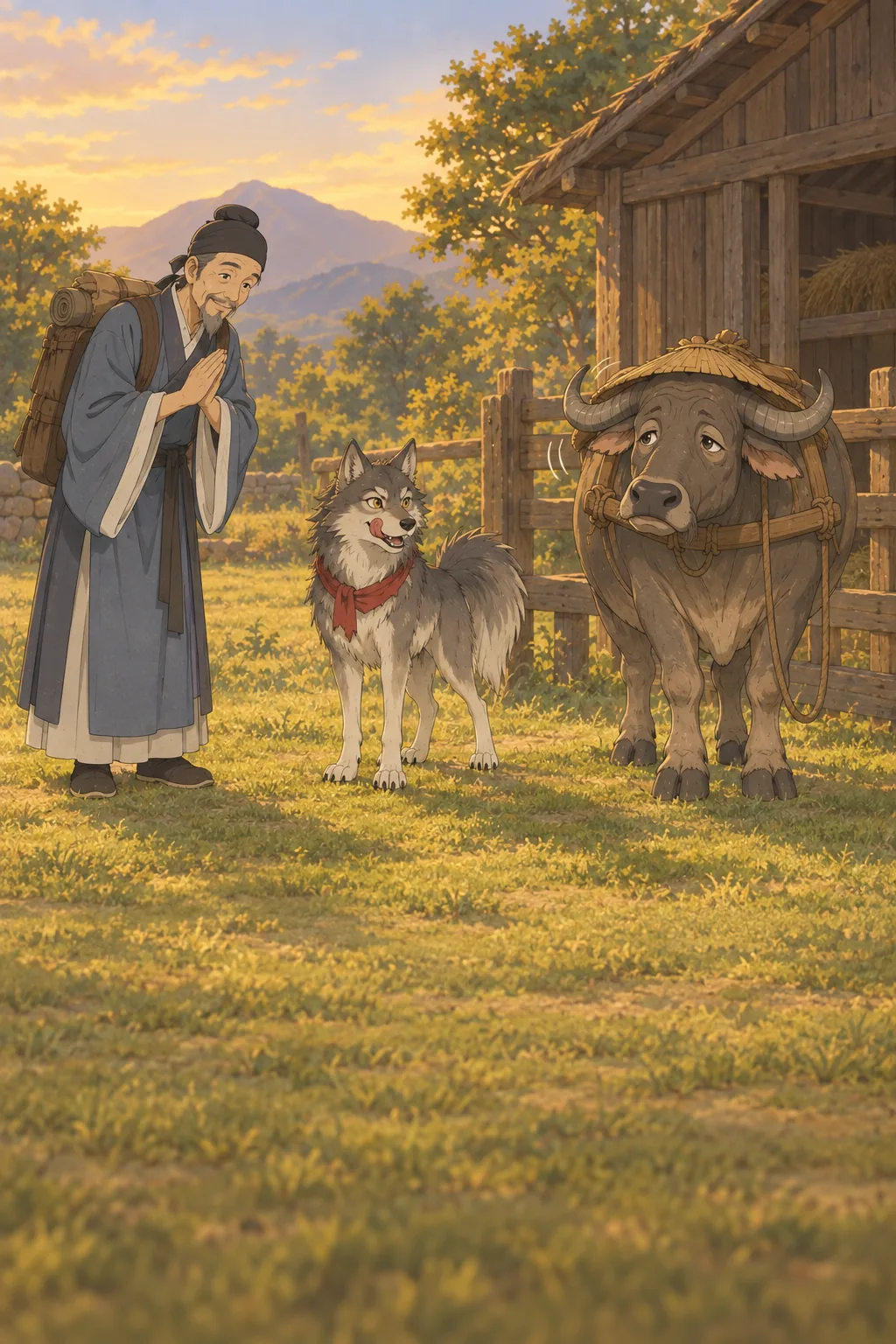 The Old Ox illustration