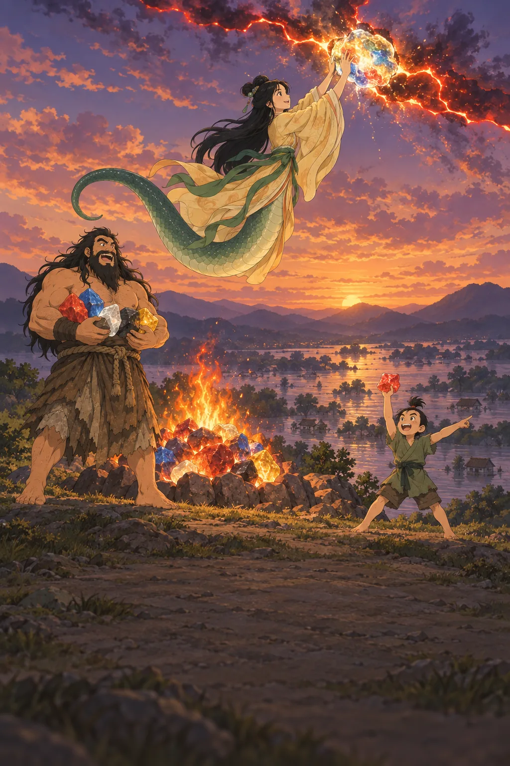 Mending the Sky illustration